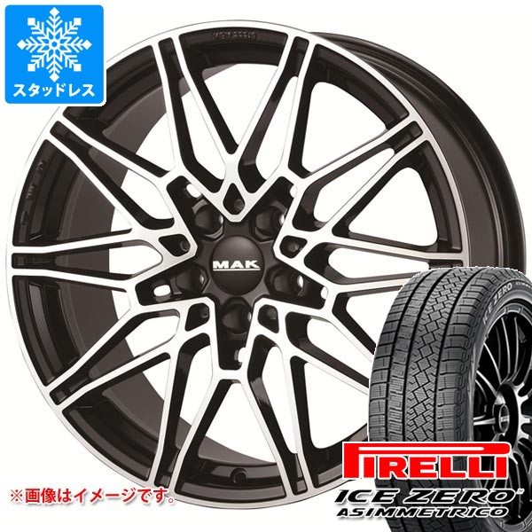 BMW G15/G14 8シリーズ用 スタッドレス ピレリ アイスゼロアシンメトリコ 245/45R18 100H XL MAK ケーニッヒ タイヤホイール4本セット