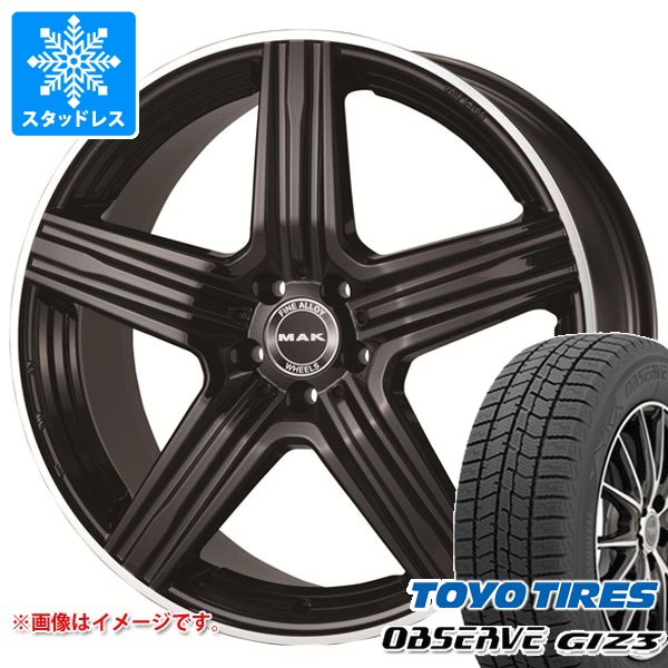 メルセデスベンツ V297 EQSクラス用 スタッドレス トーヨー オブザーブ ギズ3 235/55R19 101Q MAK ルイス タイヤホイール4本セット