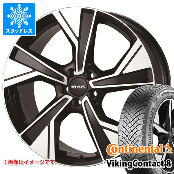 ボルボ S90/V90 PB/PD系用 スタッドレス コンチネンタル バイキングコンタクト8 255/35R20 97T XL MAK マルメ タイヤホイール4本セット