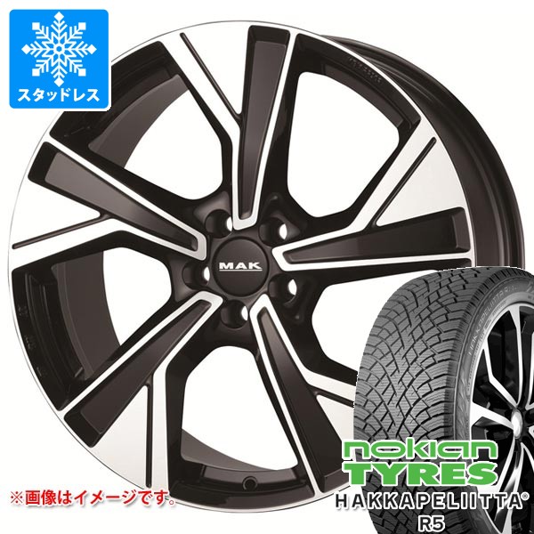 ボルボ V90クロスカントリー PB/PD系用 スタッドレス ノキアン ハッカペリッタ R5 SUV 245/45R20 103T XL MAK マルメ タイヤホイール4本セット