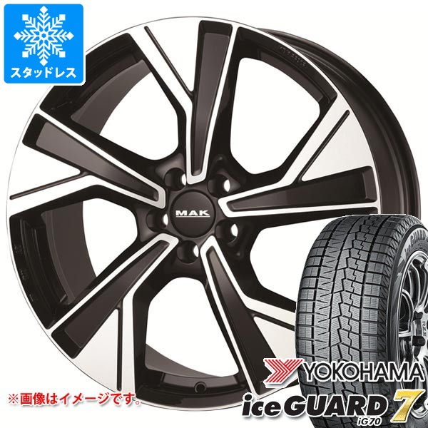 ボルボ XC40 XB系用 スタッドレス ヨコハマ アイスガードセブン iG70 235/50R19 103Q XL MAK マルメ タイヤホイール4本セット