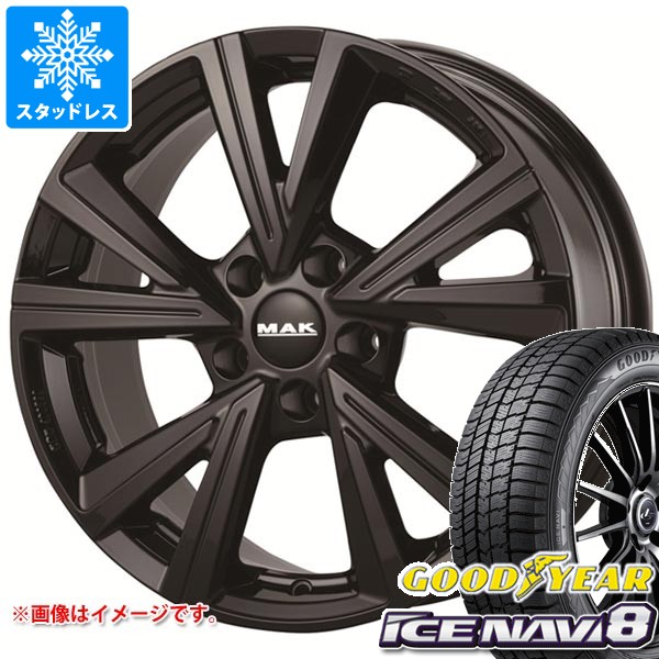 VW ゴルフ6用 スタッドレス グッドイヤー アイスナビ8 225/45R17 91Q 