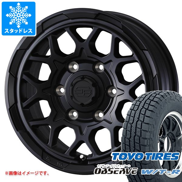 トヨタ FJクルーザー 10系用 スタッドレス トーヨー オブザーブ WTR LT265/70R17 112/109Q スタットベルク2 タイヤホイール4本セット