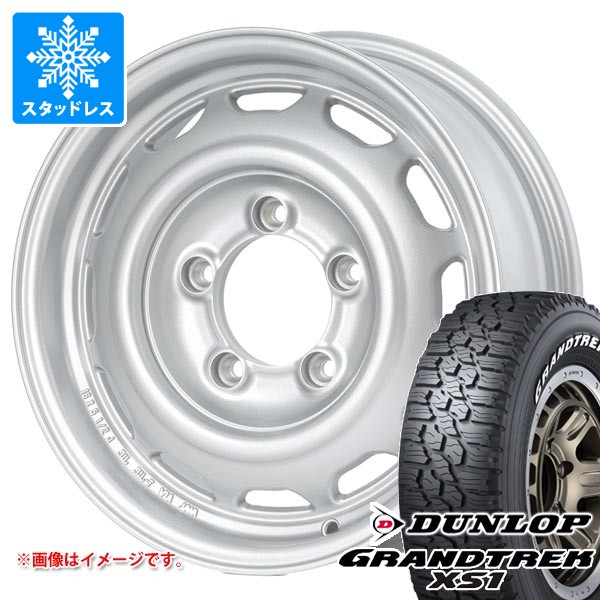 5本セット スズキ ジムニー用 スタッドレス ダンロップ グラントレック XS1 185/85R16 105/103L LT ホワイトレター アピオ ワイルドボア ベンチュラ タイヤホイール5本セット