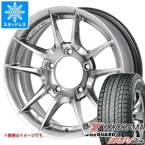 スズキ ジムニー用 スタッドレス ヨコハマ アイスガード SUV G075 185/85R16 105/103L LT アピオ ワイルドボア Z タイヤホイール4本セット