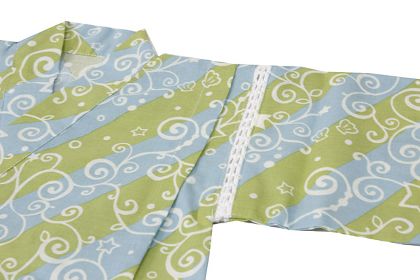 甚平 子供 男の子 おしゃれ 古典 90 2歳 3歳 ストライプ 水色 緑 古典 木綿 単品 キッズ 和装 和服 部屋着の通販はau Pay マーケット 京都 きもの京小町