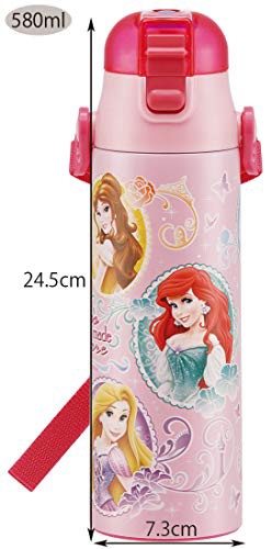 スケーター 水筒 プリンセス ディズニー 580ｍｌ Sdc6n 赤 ピンク 可愛い キャラクター コンパクト ワイド口径 保冷 Au Pay マーケット