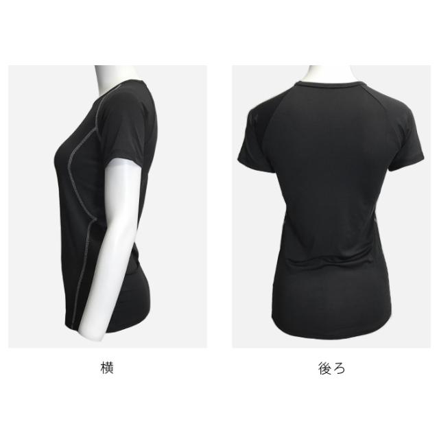 スポーツウェア レディース トップス アンダーウェア 半袖 ハイネック 丸首 Tシャツ インナー 吸汗速乾 Uv ジム 登山 Ll 3l Y2 3の通販はau Pay マーケット イビザストア