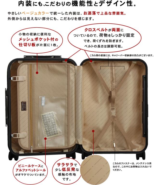 スーツケース Sサイズ フレーム 拡張ファスナー キャリーケース Sサイズ 8輪 Wキャスター ダイヤルロック 送料無料の通販はau Pay マーケット スーツケース専門店 ラビット通販