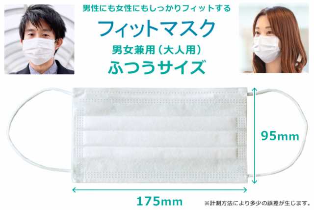 マスク 50枚 在庫あり フィットマスク 使い捨て マスク 3層構造 不織布