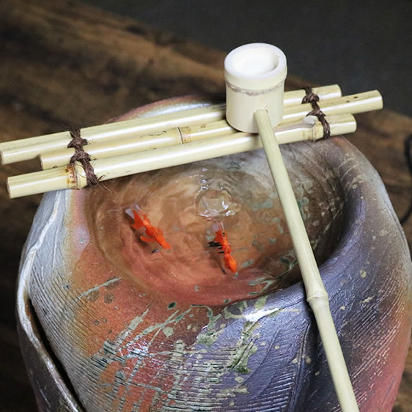 信楽焼き電動つくばい　湧き水ツクバイ水流れ　響　［dt-0002］オプション付き 信楽焼き電動つくばい 湧き水ツクバイ水流れ 響［dt-0002］ : shopooo