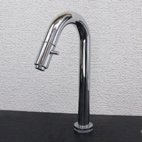 陶器 立ち水栓 手洗い鉢用の立水栓 単水栓 se-0010信楽焼 おしゃれ 和風【手作り】の通販は 28,600円