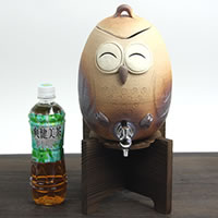 陶器 焼酎が美味しくなると評判の焼酎サーバー ふくろう焼酎サーバー サーバー 信楽焼 おしゃれ 和風【手作り】_2