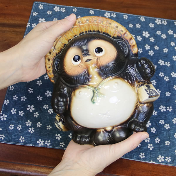 一点物！！！手作り たぬき 置物 信楽焼 一点物！！！手作り たぬき