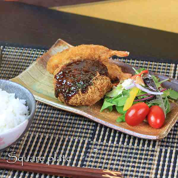 長皿 魚 皿 和食器 盛り付け 魚 取り皿 古信楽長角皿 w923-04信楽焼