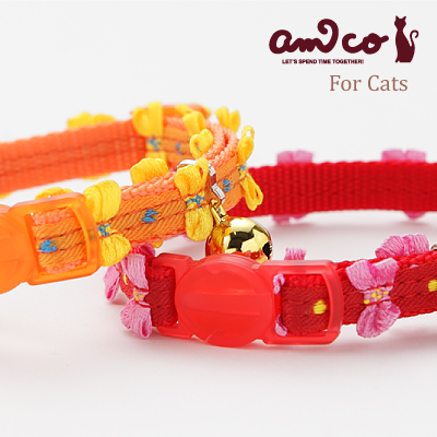 猫 首輪 リボン ラロック アミコ ヒラヒラリボン猫カラー 安全バックル おしゃれ ネコ 首輪 メール便のみ送料無料 の通販はau Pay マーケット ラロックショップ