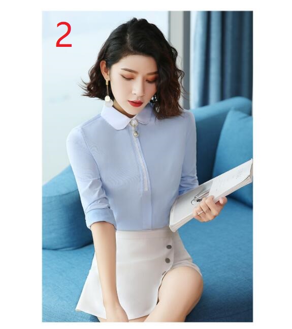 2色入 激安 大きいサイズ 学生 スキッパーシャツ 細身 Ol 通勤 シャツ レディース 安い フォーマル Yシャツ とろみシャツ 上着 オフィスの通販はau Wowma エルアールショップ
