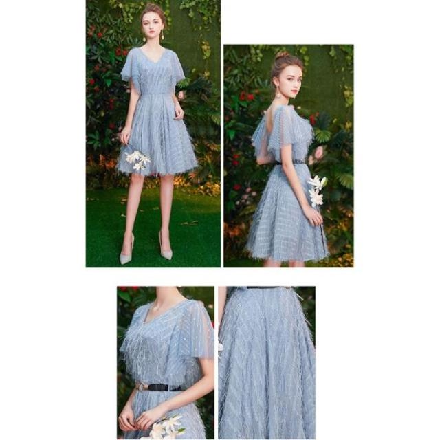 人気 ブライダル 二次会 パーティードレス 短いワンピース Aライン 4色入 花嫁 ウェディングドレス 素敵 プリンセスライン 大きいサイズ の通販はau Pay マーケット エルアールショップ