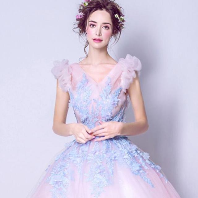 演奏会 綺麗 二次会ドレス 手作り 人気 結婚式 花嫁 パーティードレス プリンセスライン 素敵 ウエディングドレス 女性 ライダル ワンピの通販はau Pay マーケット エルアールショップ