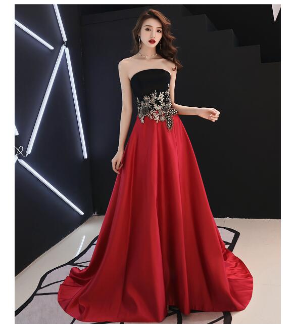 ベアトップロングドレス 演奏会 結婚式ドレス 二次会 お呼ばれ ピアノ 発表会 ウェディングドレス イベント用 パーティードレス の通販はau Pay マーケット エルアールショップ