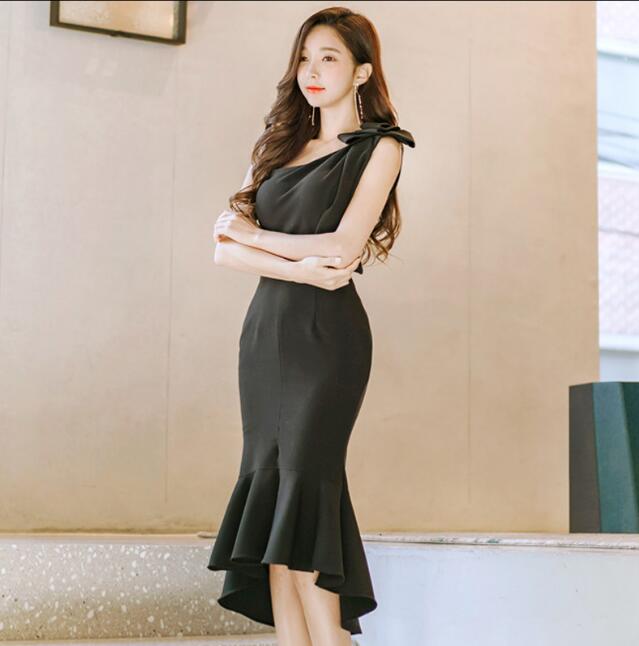 マーメイドドレス タイトワンピース One Piece ひざ丈ワンピース パーディードレス ナイトドレス Ol 通勤 同窓会 卒園式 結婚式 ミモレの通販はau Pay マーケット エルアールショップ