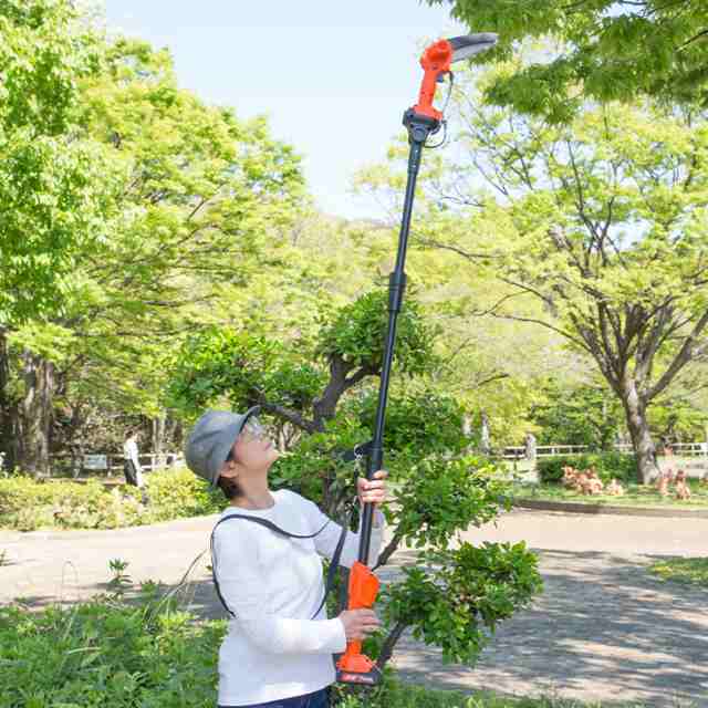 ボタニカルキャンドル バラ かすみ草 ✨2023新登場✨高枝切り電動