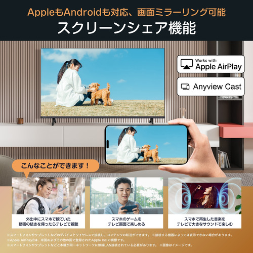 ハイセンス 75YR6A 75V型4K液晶スマートテレビ HI-VIEWエンジンR搭載 BS・110 度CS デジタルチューナー内蔵_6