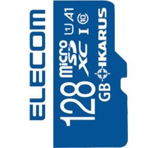 エレコム MF-MS128GU11IKA MicroSDXCメモリーカード UHS-I U1 IKARUS付／128GBの通販は