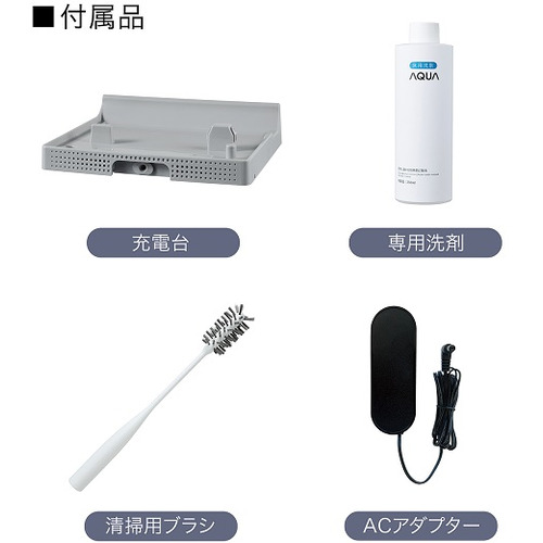 AQUA AQC-WX1P(W) コードレススティッククリーナー ホワイト