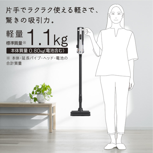 日立 PVYA51 スティッククリーナー ヤマダオリジナルモデル ホワイト_1