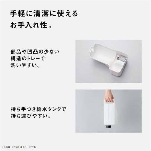 パナソニック F-MV5000C-H 次亜塩素酸 空間除菌脱臭機 ジアイーノ 空気清浄22畳 ダークグレー_9