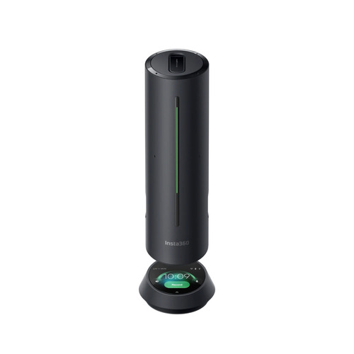 Insta360 CINSABCA-WAVE02 Wave 全方位スピーカーフォン AI録音搭載 グラファイトブラック