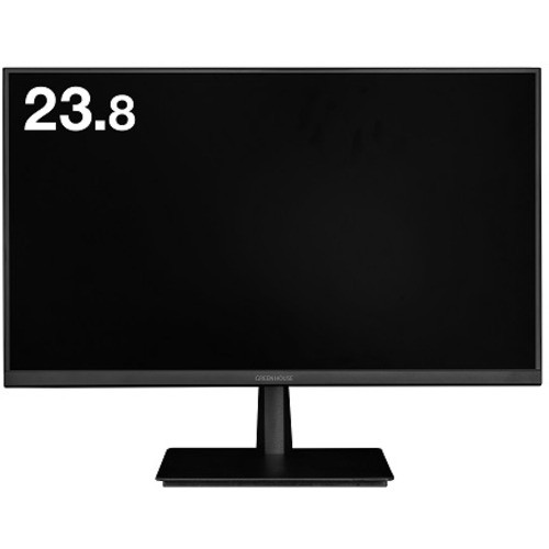 グリーンハウス GH-LCW24M-BK 23.8型ワイド広視野角LED液晶ディスプレイ ブラック GHLCW24MBK