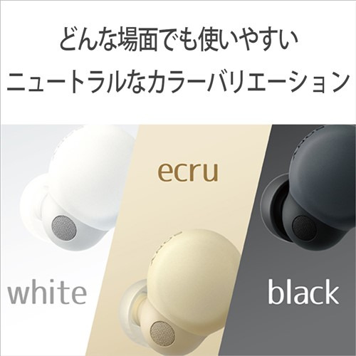 ソニー ワイヤレス イヤホン 左右分離 ノイズキャンセリング IPX4 最大30時間 USB-C LinkBuds S WF-LS900NBC ブラック系_12