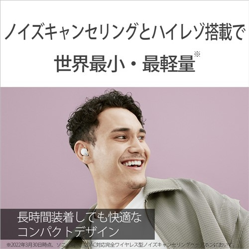 ソニー ワイヤレス イヤホン 左右分離 ノイズキャンセリング IPX4 最大30時間 USB-C LinkBuds S WF-LS900NWC ホワイト系_3