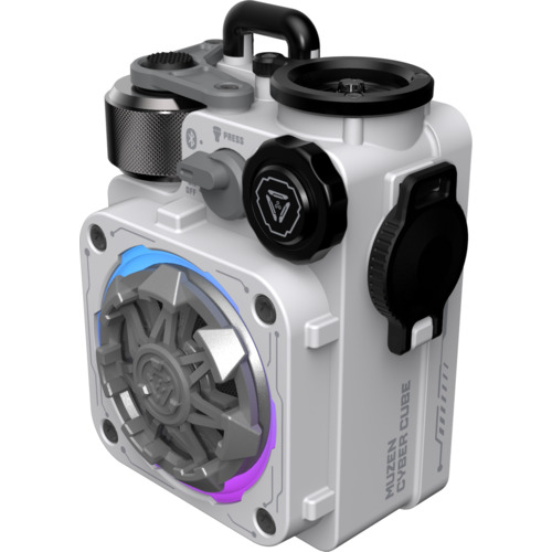 MUZEN MWPVXLIPMW Bluetoothスピーカー CYBERCUBE Premium ホワイト
