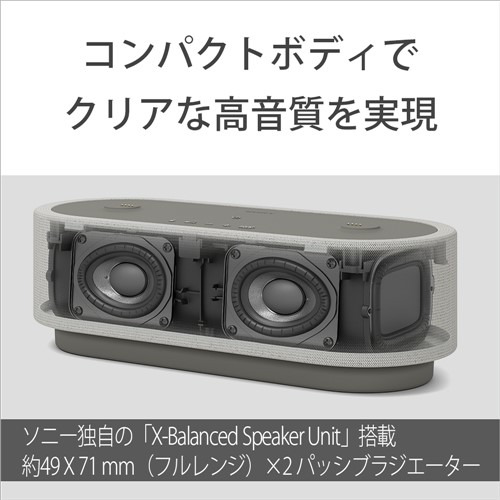 ソニー HT-AX7 ポータブルシアターシステム グレー 【公式通販】
