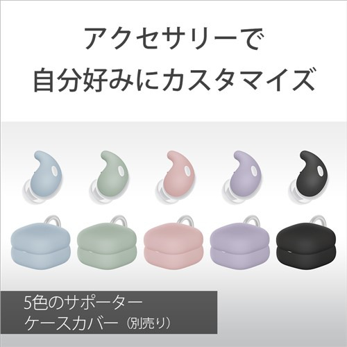 ソニー ワイヤレス イヤホン 左右分離 ノイズキャンセリング IPX4 最大30時間 USB-C LinkBuds Fit WF-LS910NBZ ブラック系_5
