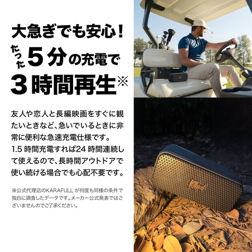 Klipsch av020002-C01 Bluetoothスピーカー ナッシュビル IP67防水防塵対応 ブラック_8