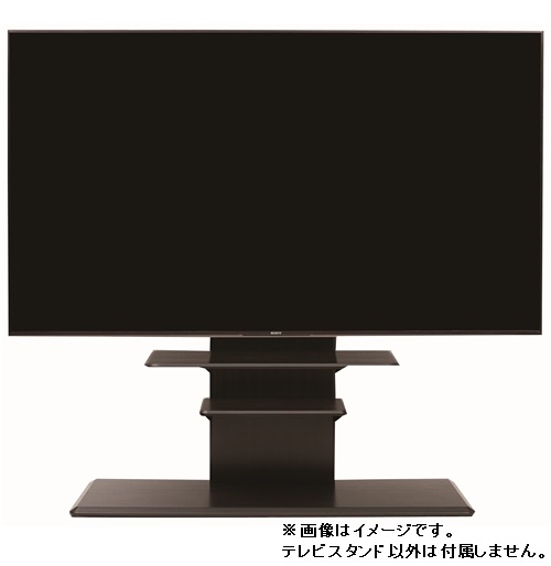 【推奨品】ヤマダセレクト YFST5577S シアターバー棚付テレビスタンド ヤマダセレクト ブラックの通販は