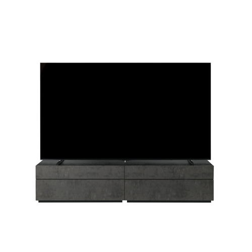 深井無線工業 FTA2000S テレビ台 幅2000ｍｍの大型TV対応 コードマネージメントキャップ搭載 セラミックグレー_2