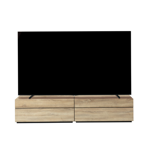 深井無線工業 FTA2000N テレビ台 幅2000ｍｍの大型TV対応 コードマネージメントキャップ搭載 無垢板ナチュラル_1