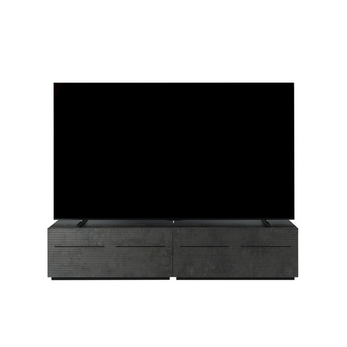 深井無線工業 FTW2000S テレビ台 幅2000ｍｍの大型TV対応 コードマネージメントキャップ搭載 セラミックグレー_1
