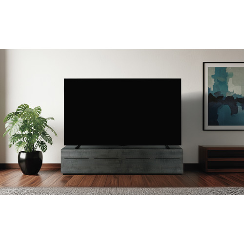 深井無線工業 FTW2000S テレビ台 幅2000ｍｍの大型TV対応 コードマネージメントキャップ搭載 セラミックグレー_2