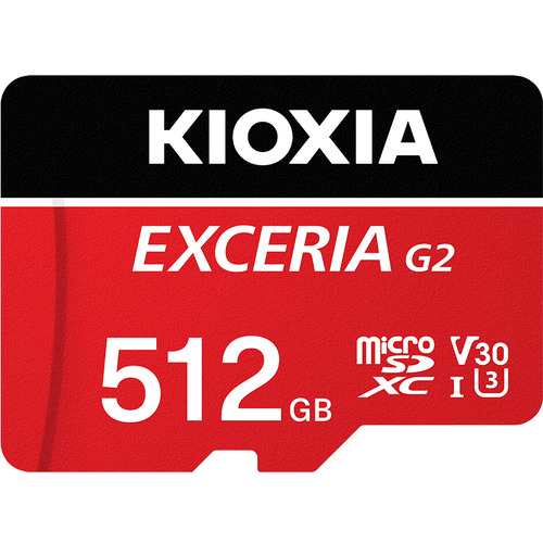 【推奨品】KIOXIA KMU-B512GR microSDカード EXCERIA G2 512GB KMUB512GR