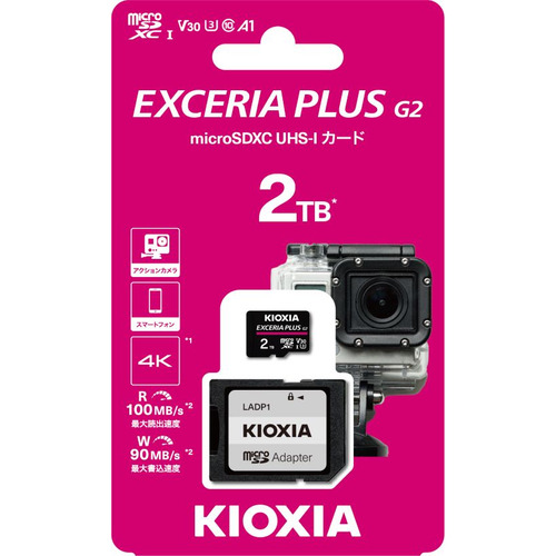 KIOXIA KMUH-B002T microSDXCカード EXCERIA PLUS G2 2TB_1