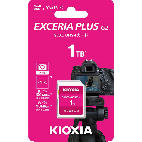 KIOXIA KSDH-B001T SDXCカード EXCERIA PLUS G2 1TB Class10 1TB 