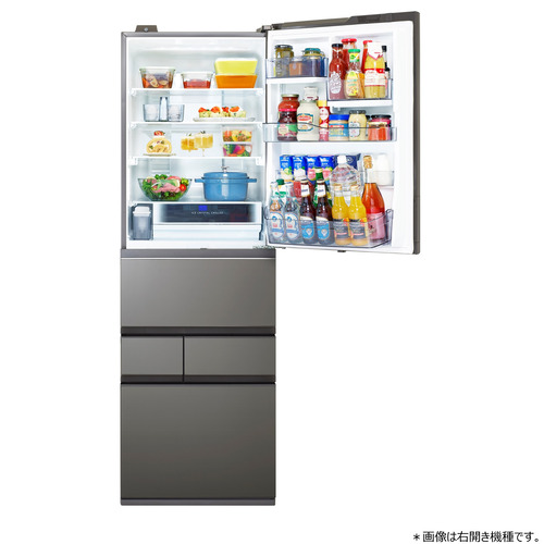 無料長期保証】東芝 冷蔵庫 452L 左開き 5ドア 幅60cm 奥行スリム 3段