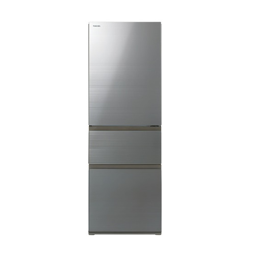 東芝 冷蔵庫 356L 右開き 3ドア 幅60cm フリードアポケット 3段冷凍室 