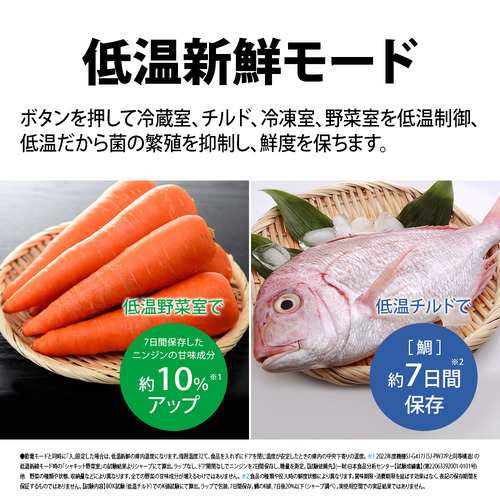 【無料長期保証】シャープ SJ-PW37P-W プラズマクラスター冷蔵庫 両開き 3ドア 374L シルキーマットオフホワイトの通販は